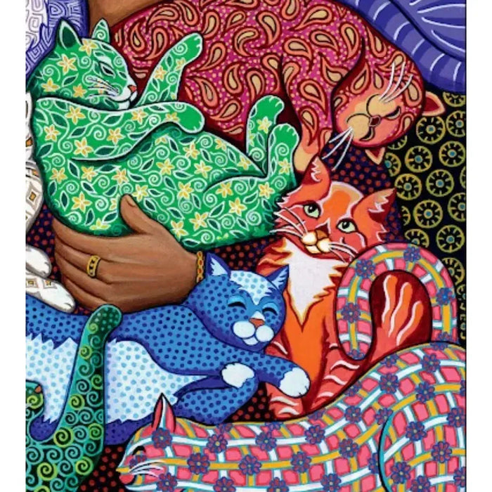 Cat Lady 1000 Piece Premium Jigsaw Puzzle Art & Fable - for just $39.99! 