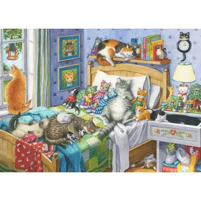 Cat Nap by Ingrid Slyder 500 Large Piece Jigsaw Puzzle Ravensburger - for just $24.99! 