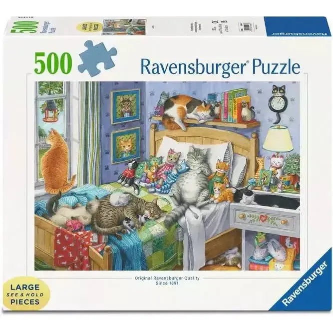 Cat Nap by Ingrid Slyder 500 Large Piece Jigsaw Puzzle Ravensburger - for just $24.99! 