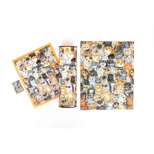 Cat Party 250 Piece Wooden Jigsaw Puzzle Geek Toys - for just $49.99! 