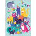 Cat Party Birthday Greeting Card 12 Piece Jigsaw Puzzle Mudpuppy - for just $7.99! 