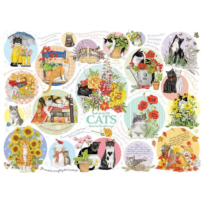 Cat Thoughts 1000 Piece Jigsaw Puzzle Cobble Hill - for just $19.99! 