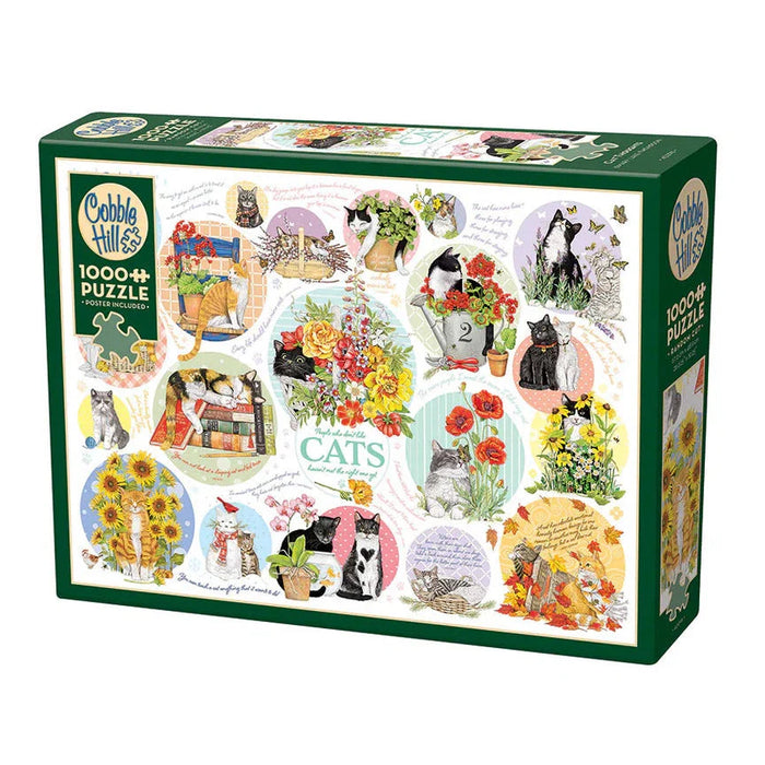 Cat Thoughts 1000 Piece Jigsaw Puzzle Cobble Hill - for just $19.99! 