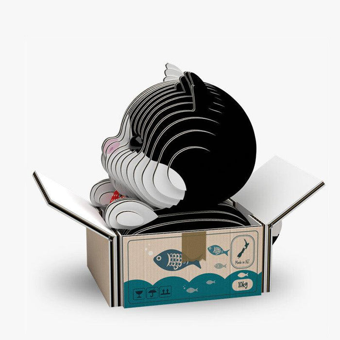 Cat Tuxedo 3D Cardboard Model Kit Eugy - for just $11.99! 