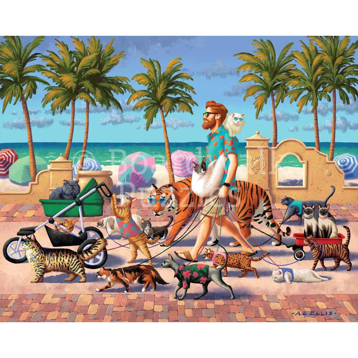 Cat Walker 1000 Piece Jigsaw Puzzle Boardwalk - for just $23.99! 