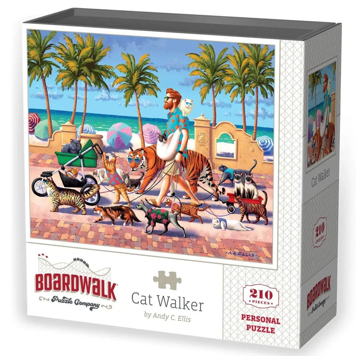 Cat Walker 210 Piece Jigsaw Puzzle Boardwalk - for just $11.99! 