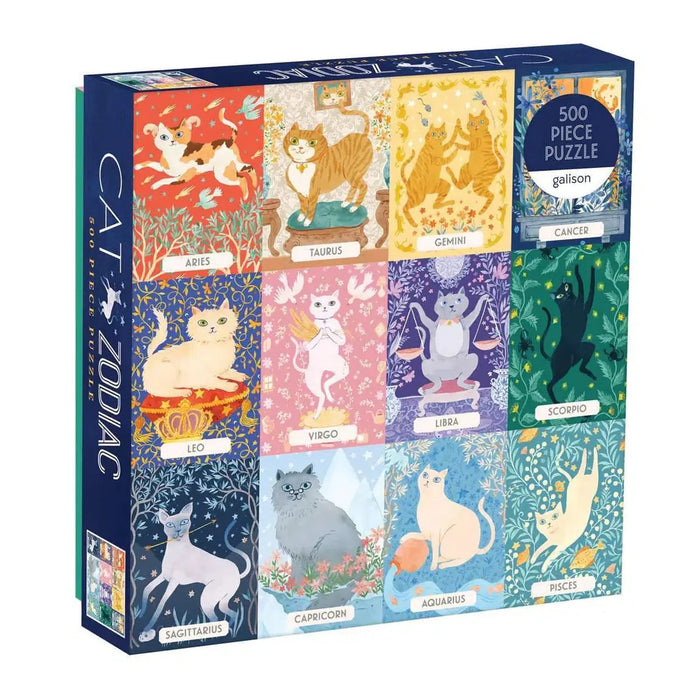 Cat Zodiac 500 Piece Jigsaw Puzzle Galison - for just $17.99! 