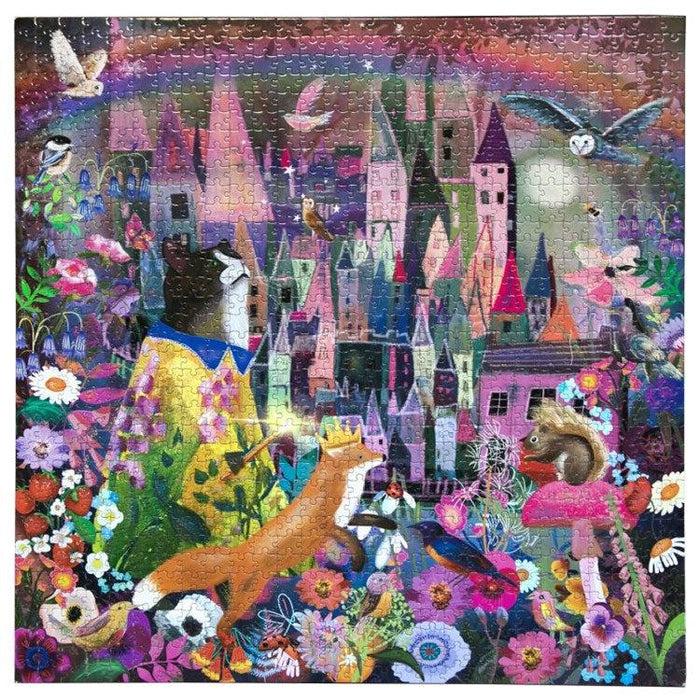 Cat & the Castle 1000 Piece Jigsaw Puzzle eeBoo - for just $26.99! 