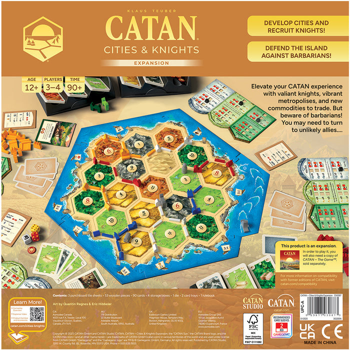 Catan: Cities & Knights Expansion (6th Edition) - for just $59.99! 