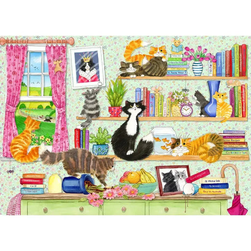 Catastrophe Cottage Set of 4 500 Piece Jigsaw Puzzles Gibsons - for just $39.99! 