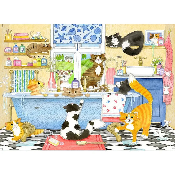 Catastrophe Cottage Set of 4 500 Piece Jigsaw Puzzles Gibsons - for just $39.99! 