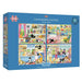 Catastrophe Cottage Set of 4 500 Piece Jigsaw Puzzles Gibsons - for just $39.99! 