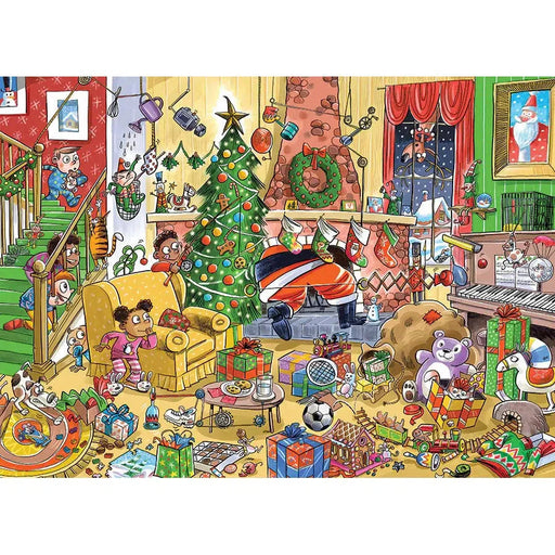 Catching Santa 350 Piece Family Jigsaw Puzzle Cobble Hill - for just $17.99! 