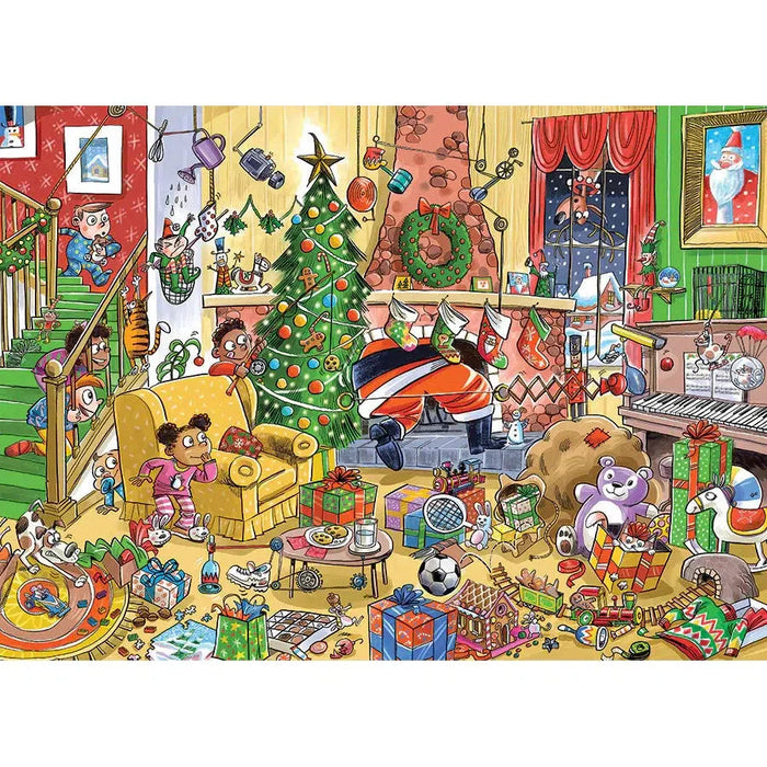 Catching Santa 350 Piece Family Jigsaw Puzzle Cobble Hill - for just $17.99! 