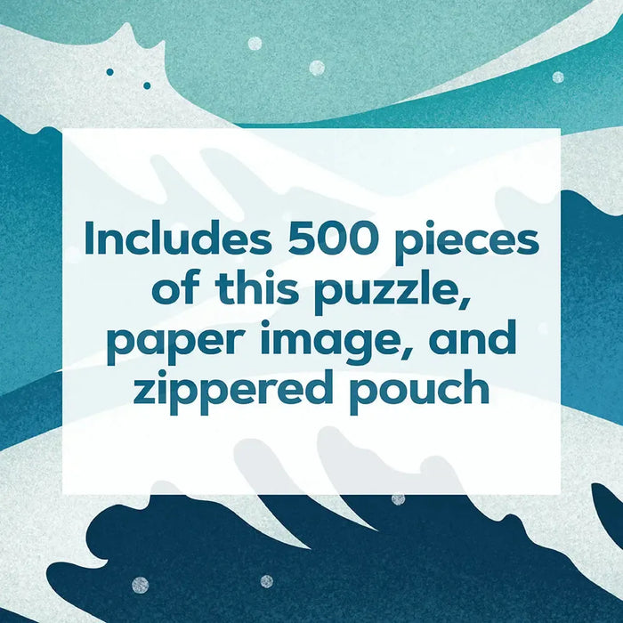 Catffirmations 500 Piece Portable Jigsaw Puzzle Chronicle - for just $21.99! 
