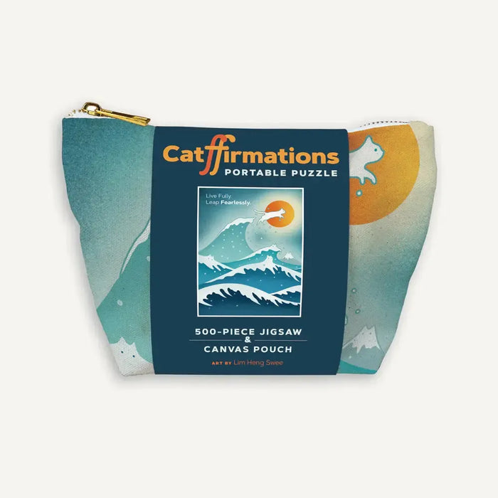 Catffirmations 500 Piece Portable Jigsaw Puzzle Chronicle - for just $21.99! 