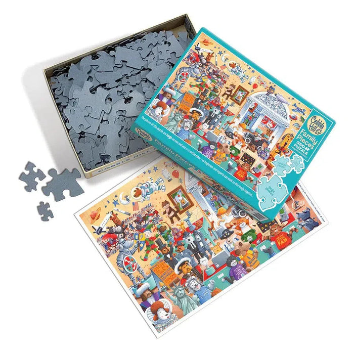 Cats & Dog Museum 350 Piece Family Jigsaw Puzzle Cobble Hill - for just $17.99! 