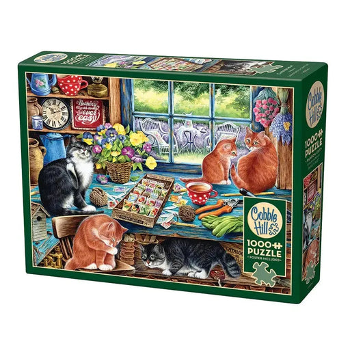 Cats Retreat 1000 Piece Jigsaw Puzzle Cobble Hill - for just $19.99! 
