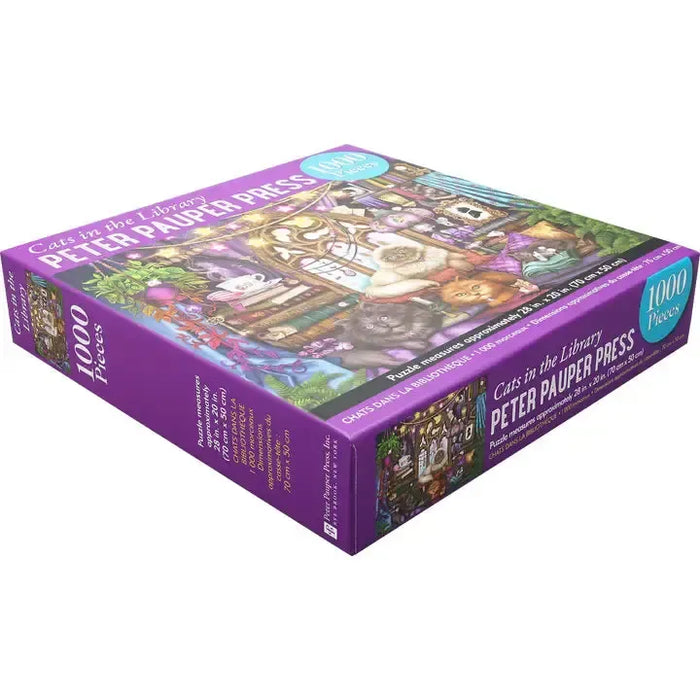Cats in the Library 1000 Piece Jigsaw Puzzle Peter Pauper - for just $19.99! 