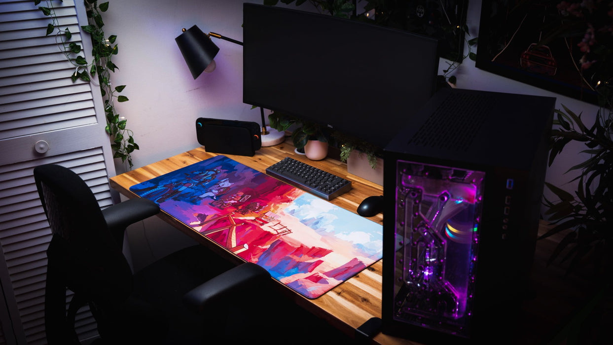 "Meowtain Expedition" — Catscapades Deskmat - for just $49.95! 