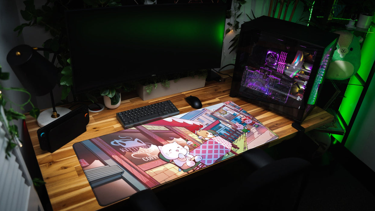 "Kittenberg Cafe" — Kawaii Deskmat - for just $49.95! 