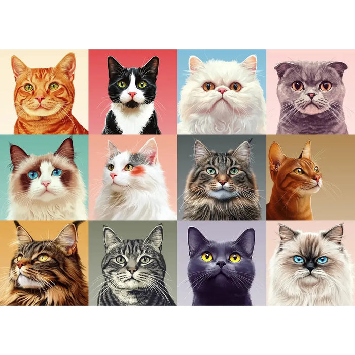 Cattitude 1000 Piece Jigsaw Puzzle Snappy - for just $34.99! 