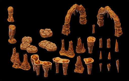 WarLock Tiles: Expansion Pack - Stalactites & Stalagmites - for just $79.99! 
