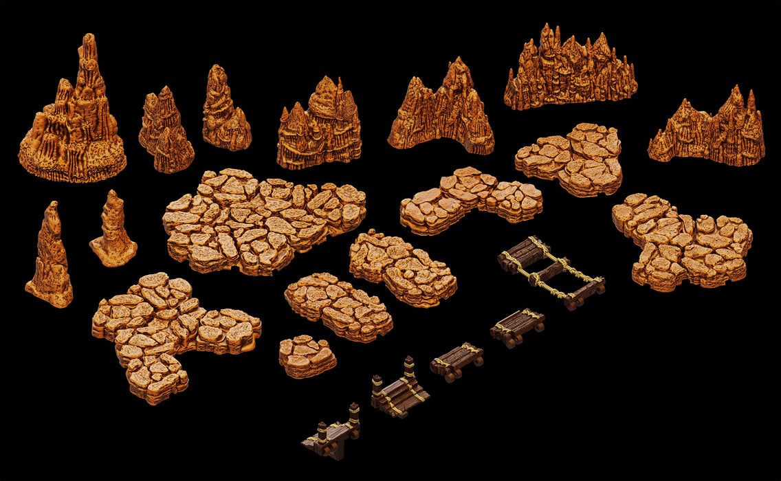 WarLock Tiles: Base Set - Caverns - for just $129.99! 
