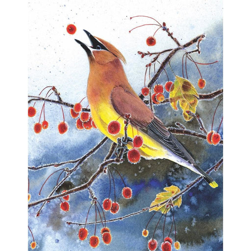 Cedar Waxwing 100 Piece Mini Jigsaw Puzzle NYPC - for just $11.99! 