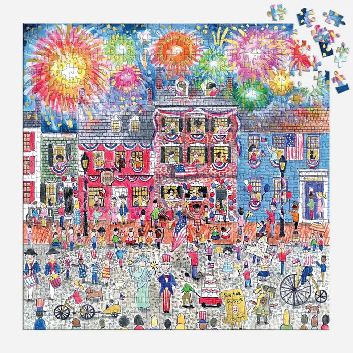 Celebrate The USA by Michael Storrings 500 Piece Jigsaw Puzzle Galison - for just $17.99! 