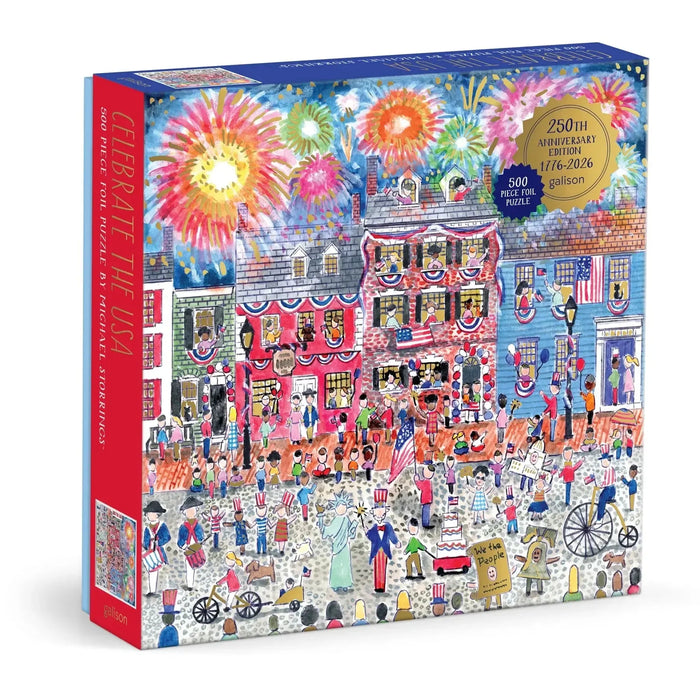 Celebrate The USA by Michael Storrings 500 Piece Jigsaw Puzzle Galison - for just $17.99! 