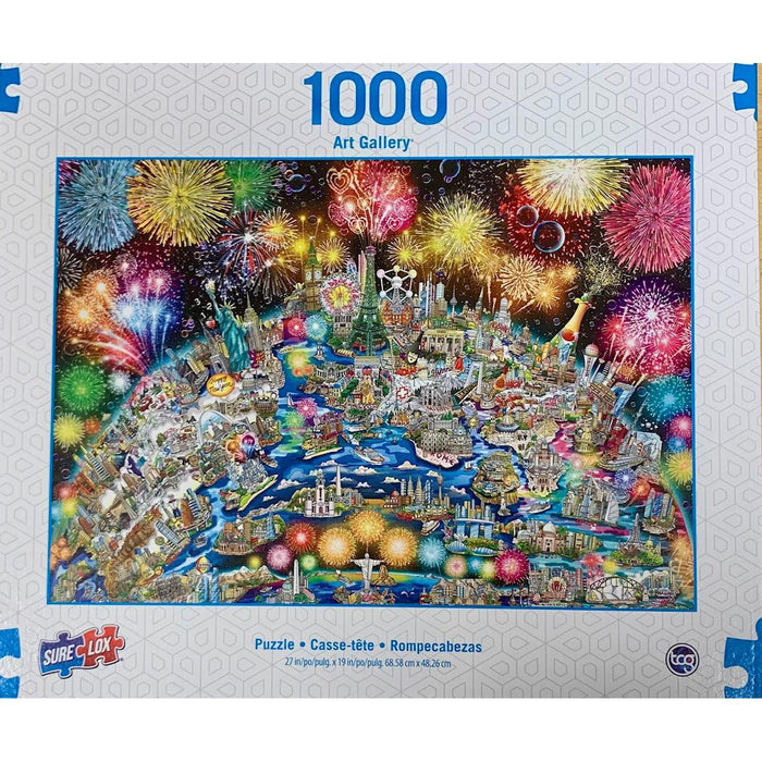 Celebrating Our World Art Gallery 1000 Piece Jigsaw Puzzle Sure Lox - for just $14.99! 