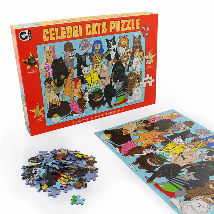 Celebri Cats 1000 Piece Jigsaw Puzzle Ginger Fox - for just $19.99! 
