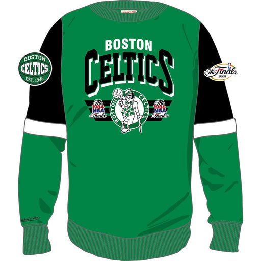 Boston Celtics Mitchell & Ness NBA All Over Crew 3.0 Sweatshirt - Premium Sweatshirts, Hoodies, & Jackets - Basketball - Just $109.99! Shop now at Retro Gaming of Denver