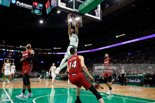 Derrick White Slam Dunk Boston Celtics Basketball Photo - for just $9.99! 