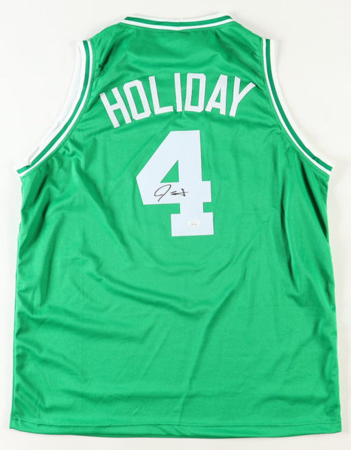 Jrue Holiday Boston Celtics Autographed Green Basketball Jersey - for just $99.99! 