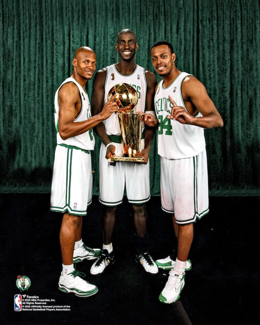 Ray Allen, Kevin Garnett, & Paul Pierce 2008 NBA Champions Boston Celtics 8" x 10" Basketball Photo - for just $9.99! 