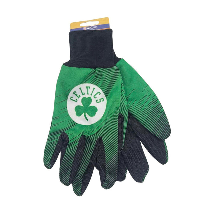 Boston Celtics Striped Utility Gloves - for just $14.99! 