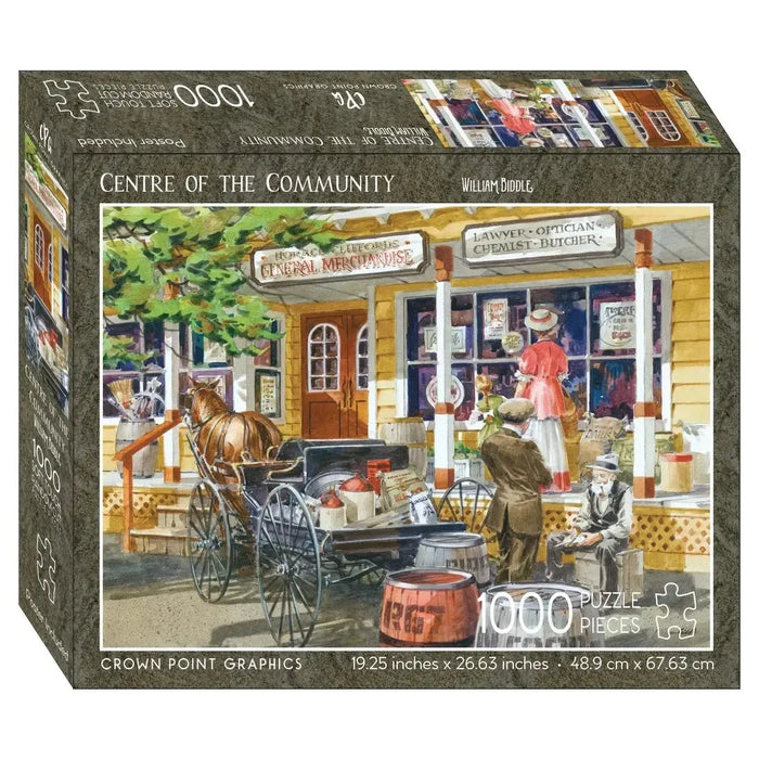 Centre of the Community 1000 Piece Soft Touch Jigsaw Puzzle Crown Point - for just $19.99! 