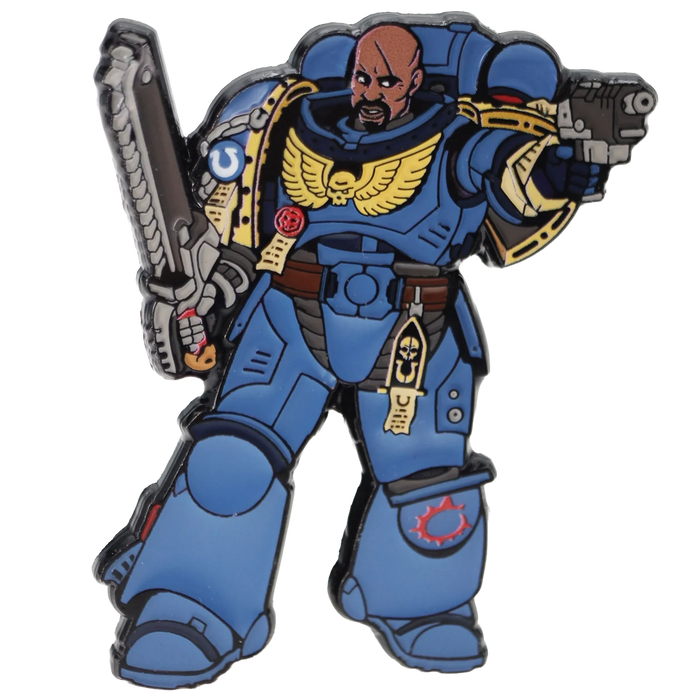 Foam Brain Mystery Loot: 40K Enamel Pins - Ultramarines vs Tyranids - for just $11.99! 