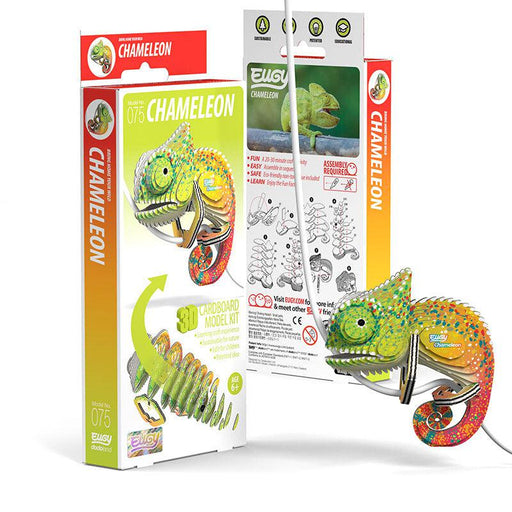 Chameleon 3D Cardboard Model Kit Eugy - for just $11.99! 