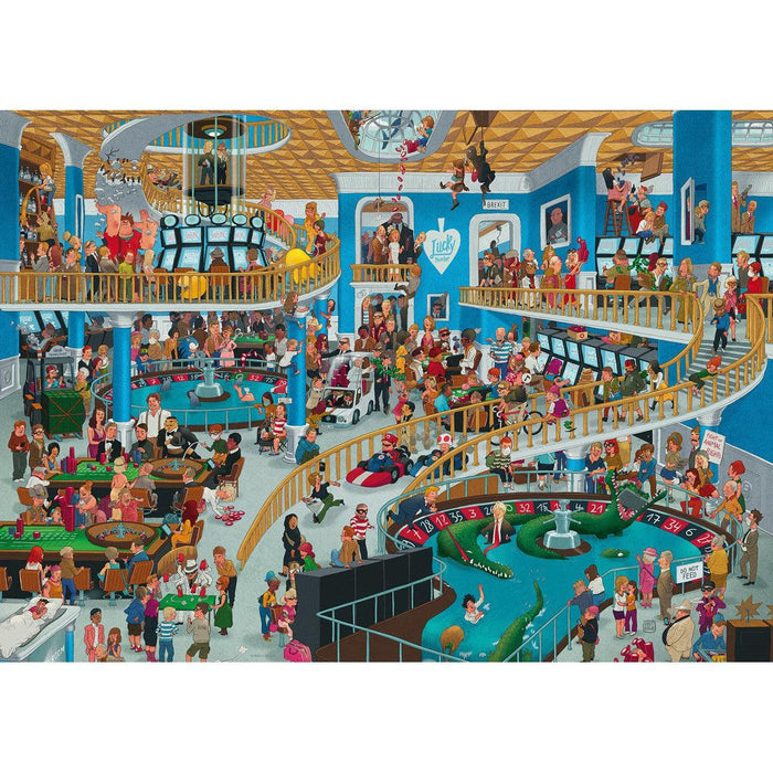 Chaotic Casino 1000 Piece Jigsaw Puzzle Heye - for just $29.99! 