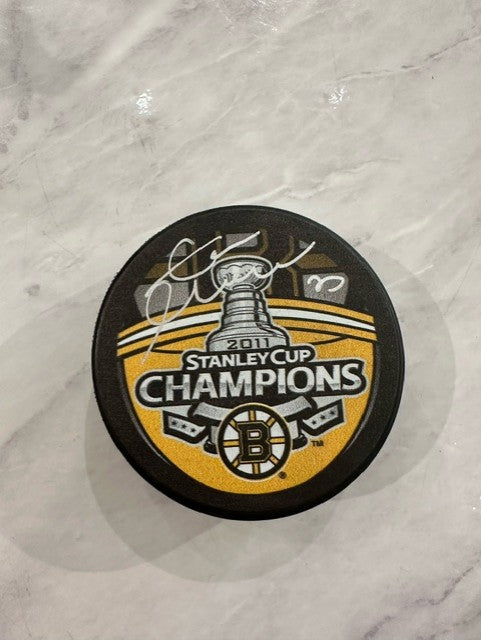 Zdeno Chara Boston Bruins Autographed 2011 Stanley Cup Champions Hockey Puck - for just $134.99! 