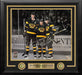 Zdeno Chara, Brad Marchand, Patrice Bergeron Boston Bruins Autographed 11x14 Framed Blackout Photo - for just $374.99! 