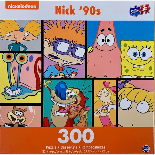 Character Collage Nick '90s 300 Piece Jigsaw Puzzle Sure Lox - for just $14.99! 