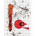 Charley Harper Set of 2 120 Piece Double-Sided Jigsaw Puzzle Pomegranate - for just $24.99! 