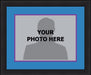 NBA Basketball Photo Picture Frame Kit - Charlotte Hornets (Blue Matting, Purple Trim) - for just $29.99! 