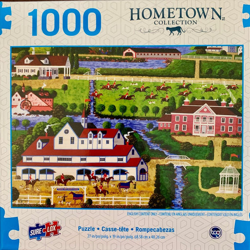 Chasing the Hounds Hometown Collection 1000 Piece Jigsaw Puzzle Sure Lox - for just $14.99! 