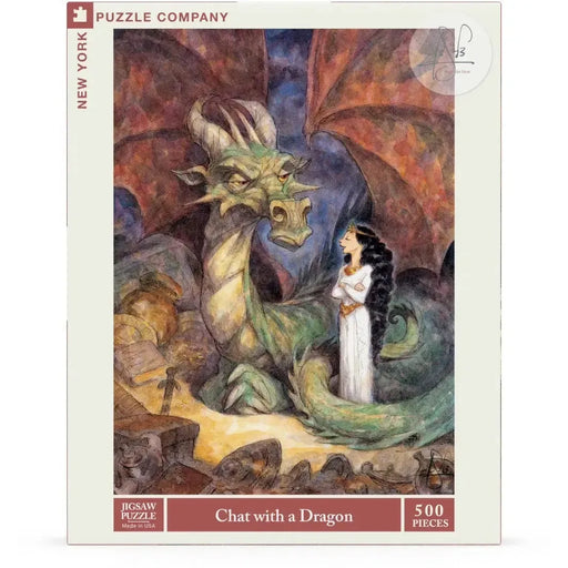 Chat with a Dragon 500 Piece Jigsaw Puzzle NYPC - for just $22.99! 
