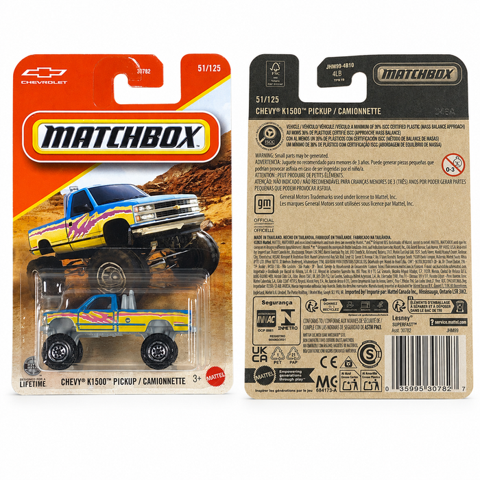 Matchbox Chevy K1500 Pickup / Camionnette | Matchbox Series 51/125 - for just $2.59! 